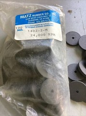 Lot of 200 Matz 1402-2-M 24,000rpm 1”x1/8” round