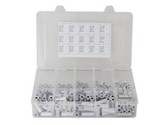 Aluminum Spacer Standoff Bushing Assortment Kit 3/8″ OD x 1/4″ ID (150 pcs)