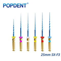 Dental Endodontic Rotary Endo Root Canal File X-Pro Blue /Gold Taper POPDENT