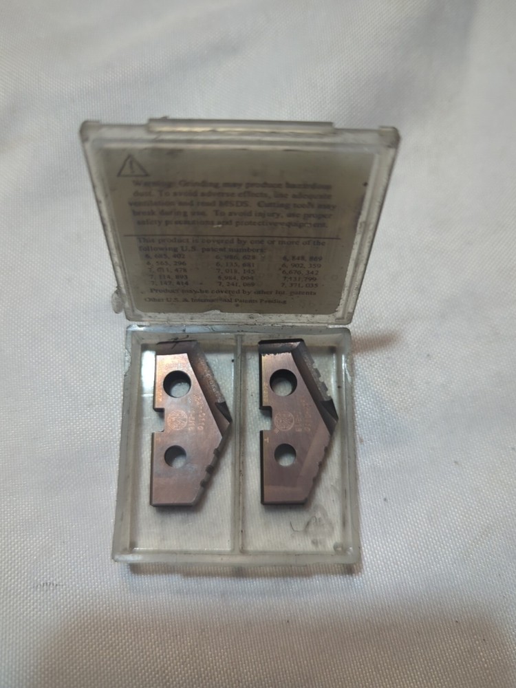 Lot Of 2 Allied Spade Drill Inserts 452H-0110 Lightly Used (C8)