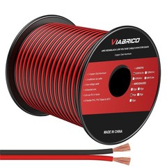 14AWG 100ft Electrical Wire Cable 2 Conductor Red Black Copper Clad Aluminum …