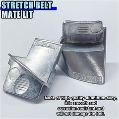 2-Piece Stretch Belt Mate Kit, Auxiliary Pulley Belt Removal and Installation To