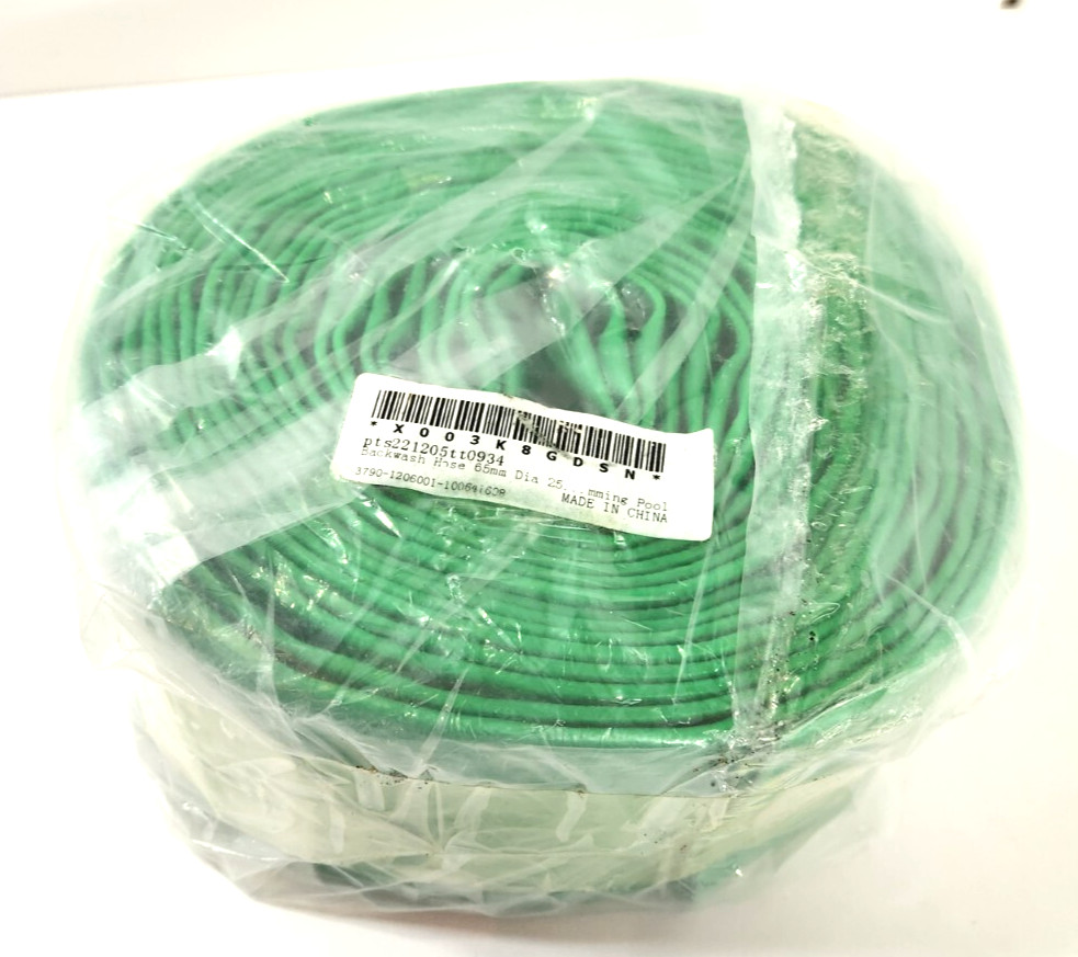 NEW For Swimming Pool Backwash Discharge Hose 65mm Dia 25′ 0.3MPa PVC Reinforced