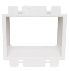 5 PACK BE2 Electrical Outlet Box Extender, 2-Gang, White, like Arlington