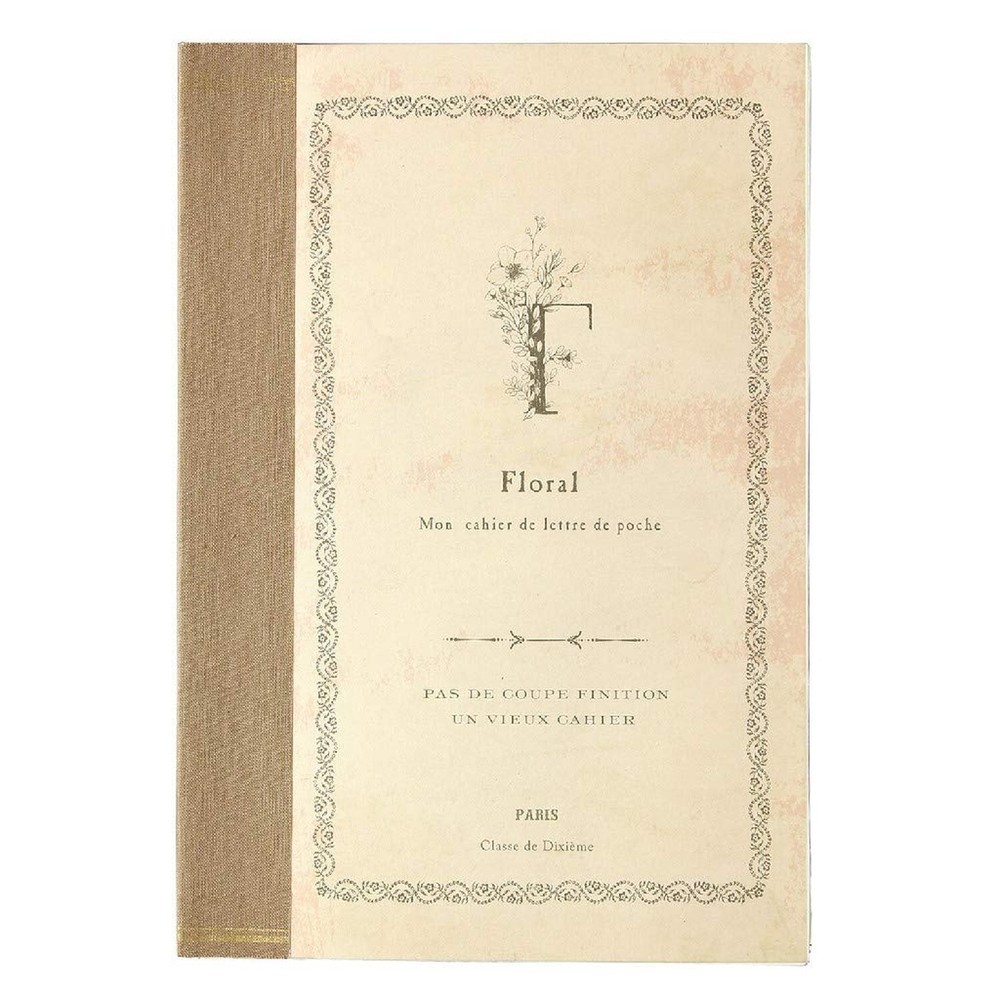 Rough B6 Floral Notebook – 5″ x 7″, 144 Sheets – Old Book Vintage Style, Comp…