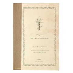 Rough B6 Floral Notebook – 5″ x 7″, 144 Sheets – Old Book Vintage Style, Comp…