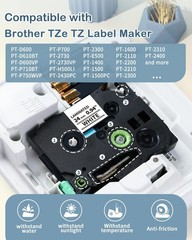 0.94″ Label Tape 24mm Compatible with Brother P-Touch TZ TZe 151 251 451 551 651
