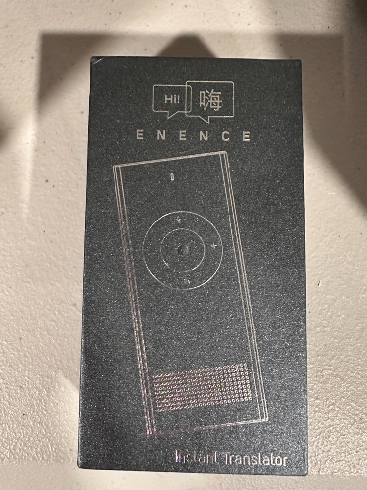 Enence Instant Translator Personal Language Assistant, Two-Way, Rechargeable
