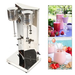 Electric Milk Shaker Blender – Stainless Steel Dual Head Mixer for Smoothies