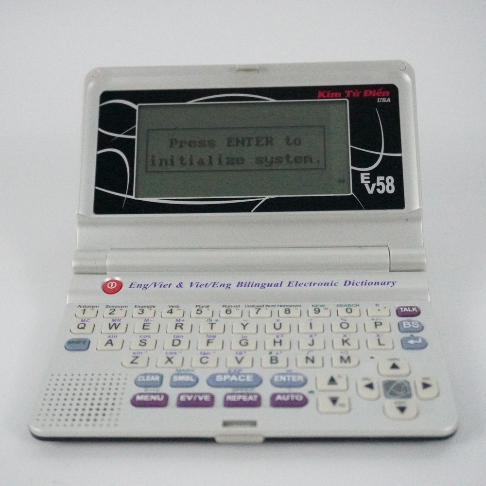 Kim Tu Dien EV-58 English Vietnamese Bidirectional Talking Electronic Dictionary