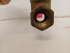 B&K 1/2″ Brass Gate Valve 200 WOG Red Handle Made in Indonesia