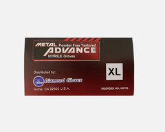 Advance Nitrile Exam Gloves 5mil, Black 1000 Pieces New (S M L XL)