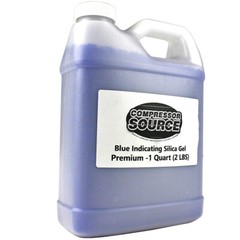 2 LBS 1 Quart of Dessicant Beads For Desiccant Air Dryers Silica Gel Blue
