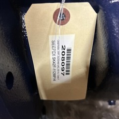 Seepex gearmotor SK42F-112MP/4 CUS TW, 5 HP, Class F , 3×230/460 Vac, Nord Gear