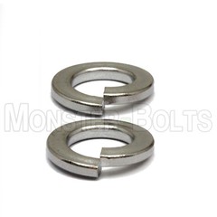 Regular Split Lock Washer, Zinc Plated Steel #4 #6 #8 #10 1/4″ 5/16″ SAE US Inch