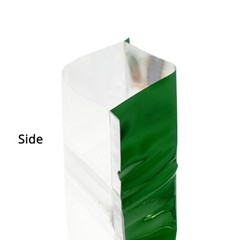 2.5×3.5in Many Colors Glossy Clear Front Mylar Foil Flat Zip Lock Pouch Bag M