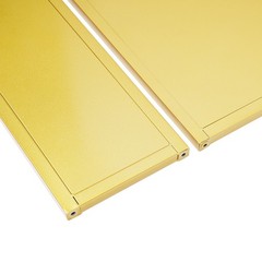 Gold Metal Clothing Display Rack ‎floor Standing Clothes Rack For Clothing Store