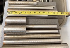 52100 Alloy Steel Round Bars – CD & HR – 31 PCS – 35.85 LBS – Machining Lot