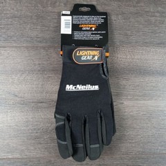 Lightning Gear Onyx Warrior Mechanic’s Gloves, Black, Large Style:0915Q
