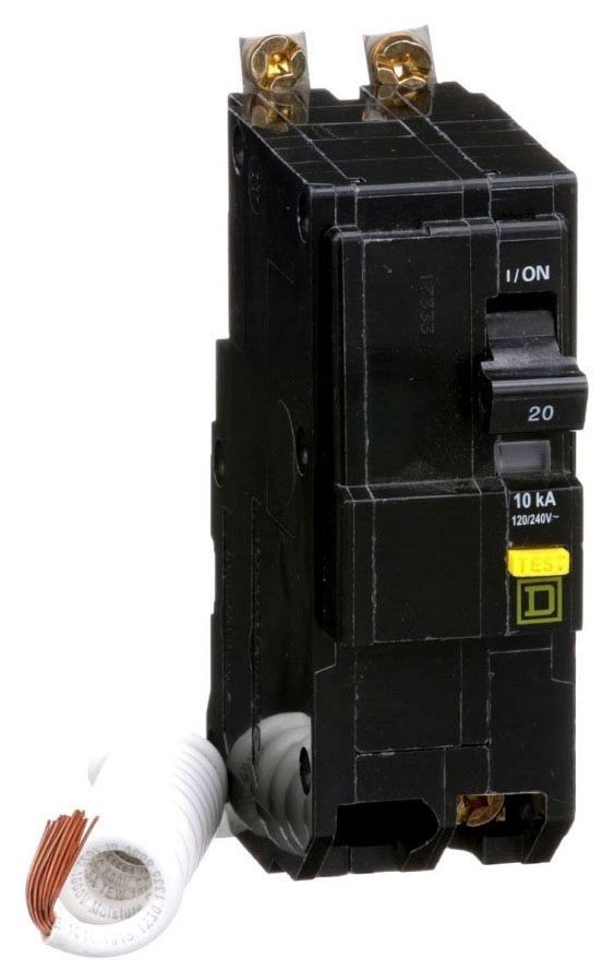 NIB – Square D – QOB220GFI – Miniature Circuit-Breaker, Qo, 20A, 2 Pole