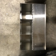 Bowman Dispensers Bk313-0300 Bulk Dispenser,3 Compartments,Silver Used