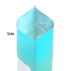 Multi-Color & Size Matte Foil Mylar Zip Lock Bag Pouch w/ Window & Tear Notches