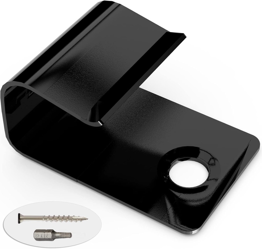 Start Clips – Universal Hidden Fasteners for Composite Decking (36 Pack, Black)