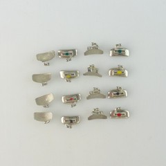 10Bag Orthodontic Bondable Brackets Buccal Tube Roth/MBT 022 1st Molar Non-conv