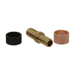 10) 3/8″ PEX X 3/8 PB (POLYBUTYLENE) SPLICING REPAIR KIT LEAD FREE COUPLING+RING