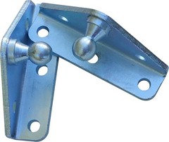 Angled Lift Support Bracket Inside Mount – Zinc Plated 10 Gauge Steel – 10mm …