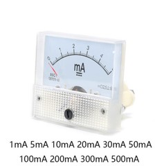 DC 50uA 1mA 20mA 30A 85C1 Class 2.5 Analog Amp Panel Meter Gauge Current Ammeter