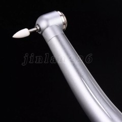 SANDENT Dental White Stone Polishing Burs FG Aluminum Oxide Flame Shape