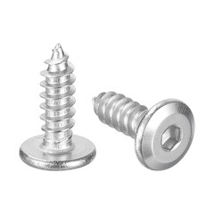 M3 X 25Mm (25 Pack) Flat round Socket Head Screws, Stainless Steel Self Tapping