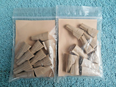 LOT OF 2 Ten Packs 3M #412 TAN WIRE CONNECTORS TWIST ON CONICAL CONNECTORS