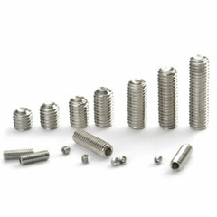 M2 M2.5 M3 Stainless Steel Grub Screws Allen Socket Set Screws Cup Point DIN916