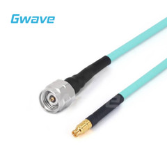 2.4mm Male to GPPO (Mini-SMP) Female Cable | RG-405SS Flexible Coax | DC – 50GHz