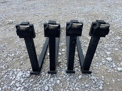 Set of 4 48″ Long Brick Block Masonry Fork Blade, Class II, 2″ x 2″, 3,800 Pound