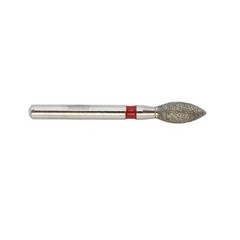 Dental Diamond Football Burs 368/023F Fine Grit Red FG 1.6mm High Speed Turbine