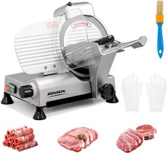 ROVSUN 10 inch Commercial Meat Deli Slicer, 240W Electric Meat Slicer Machine