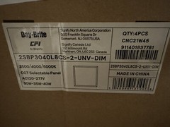 NEW 2’x2′ LED Troffer Light Day-Brite CFI by Signify Dimmable CCT 3500K to 5000K