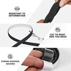 Flexible Self-Adhesive Weather Seal Strip 1/2in x 1/4in – Perfect for Home Use
