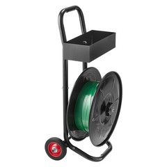 Uimoso Strapping Cart for PET/PP Polyester Straps with 8-inch Core