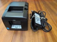 Star TSP654II Thermal Receipt Printer, USB, Auto Cutter (TSP650ii) w/Power Cord