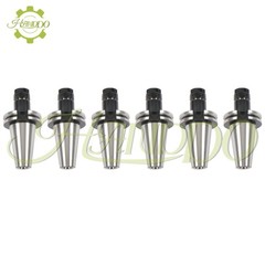 6 Chucks Tool Holder Set W. 2.76″ Long Gage Length CAT40-ER16 Collet Chucks