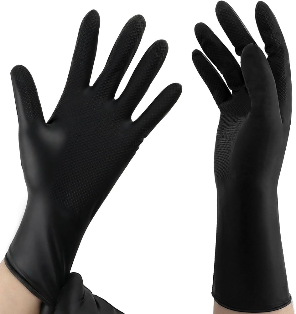 Universal Size Hair Dye Gloves Reble Rubber Gloves Hair Color Glove
