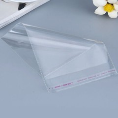 100pcs Resealable Poly Bag Transparent Plastic OPP Bags Self Adhesive Seal 2 Mil