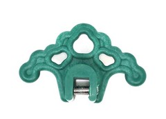 20 PLASTIC GREEN Roof Ice Guard Snow Guard Stops for Standing Seam Metal Roofing