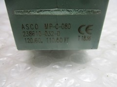 ASCO MP-C-080 238610-032-D SOLENOID VALVE UNMP