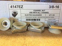 (QTY 100) 3/8″-16 Cone / Twirl Nuts for Unistrut/B-line Channel 4147EZ P1008T EG