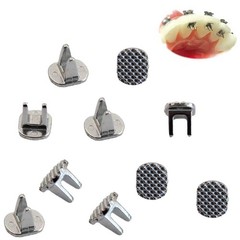 20 Packs Dental Ortho Bite Turbos Openner Tongue Tamers Monoblock Bondable Hinge